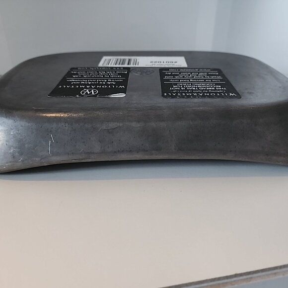 Vintage Pewter Bread Tray Dove Wilton Armetale Peace on Earth Goodwill to All - Picture 2 of 15